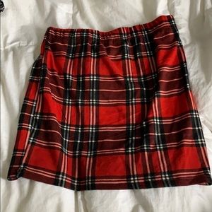 Plaid Skirt